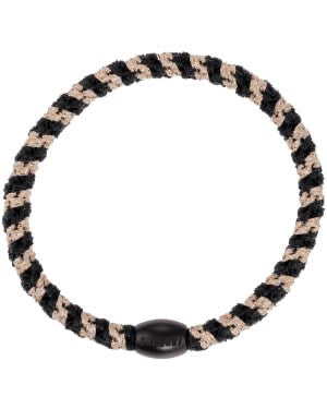 Kknekki Slim Schwarz Beige Glitzer