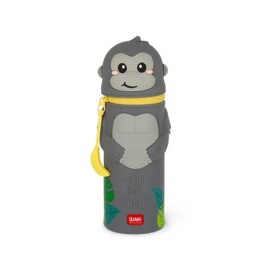 2-in-1 Kawaii Federmäppchen "Gorilla"