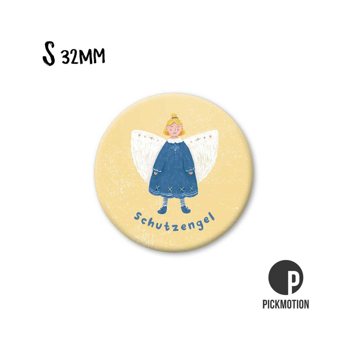 Round magnet 32mm "Guardian Angel"