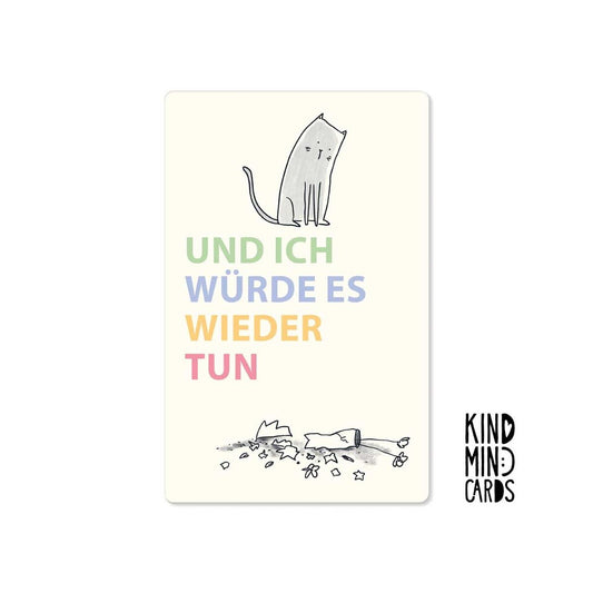 Kind Mind Card "En ik zou het zo weer doen"