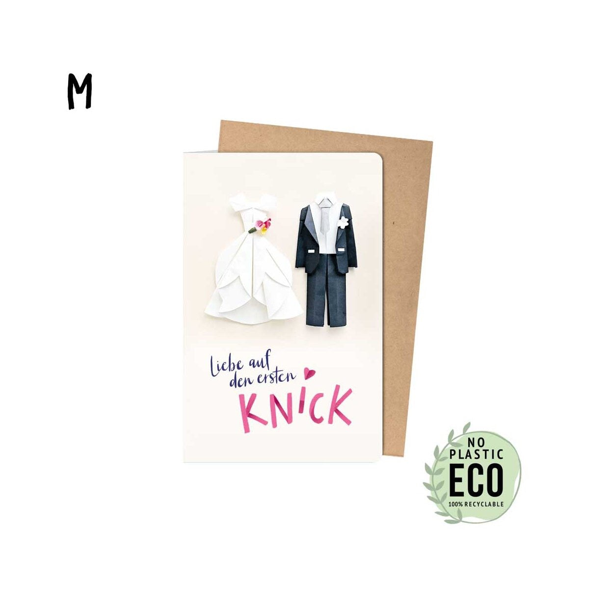 KIND MIND GREETING M „Liebe auf den ersten Knick“