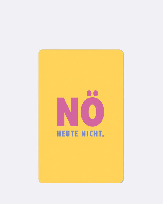 Lunacard Ansichtkaart "Nee"