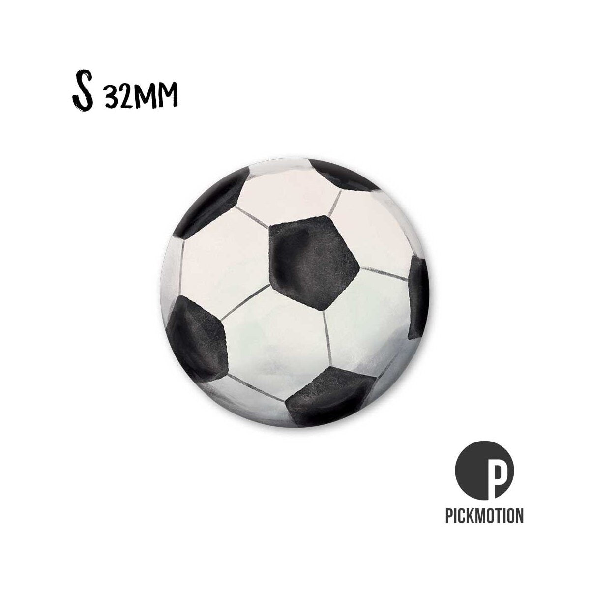 Round Magnet 32mm "Football"