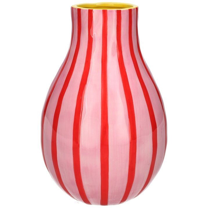 Artisan Vase rosa/rot