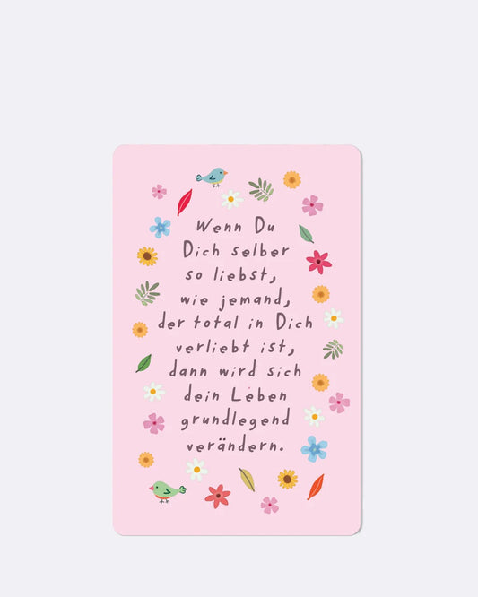 Lunacard Ansichtkaart "Zelfliefde"