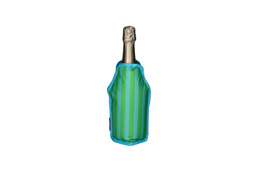 Froid, KOELMANCHET "STREPEN" – groen/turquoise