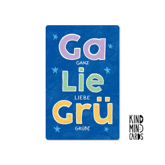 Kind Mind Card "Ga Lie Grü