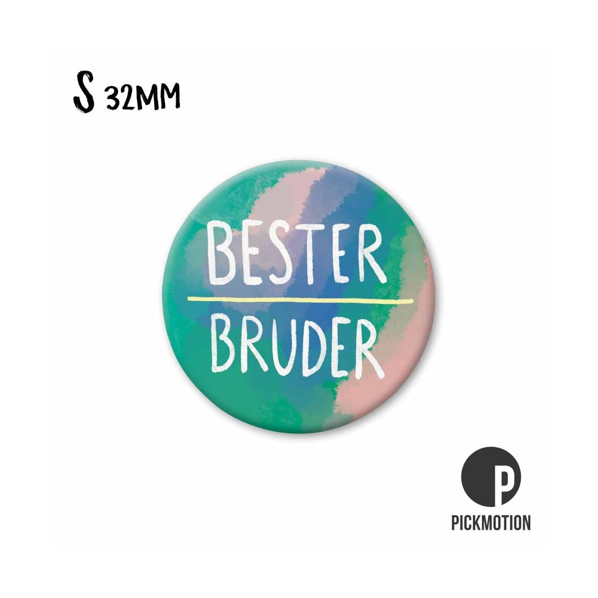 Magnet round 32mm "Best Brother"