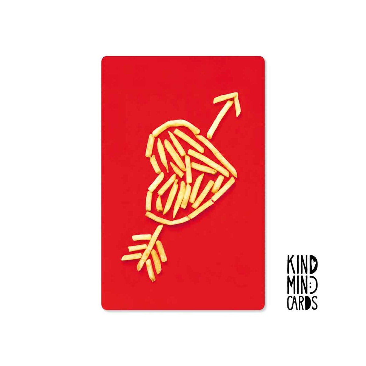Kind Mind Card "Frietjes hart"