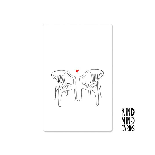 Kind Mind Kaart "Stoelkoppel"
