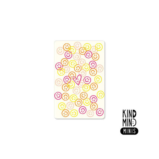 Neon Kind Mind Minis - "Smiley heart pattern"