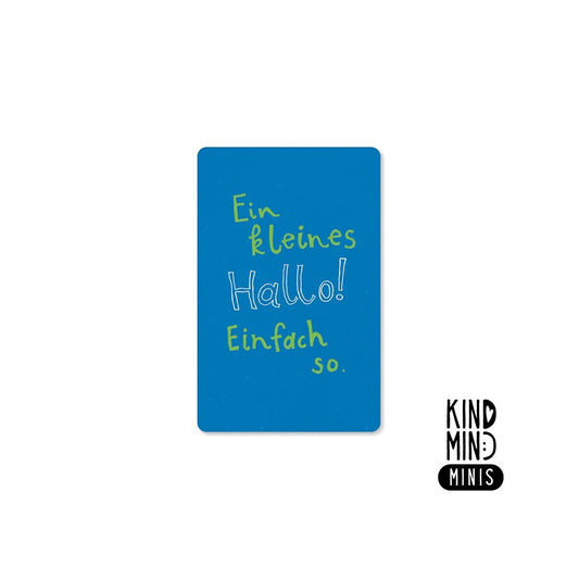 Neon Kind Mind Minis – "Zomaar een kleine hallo"