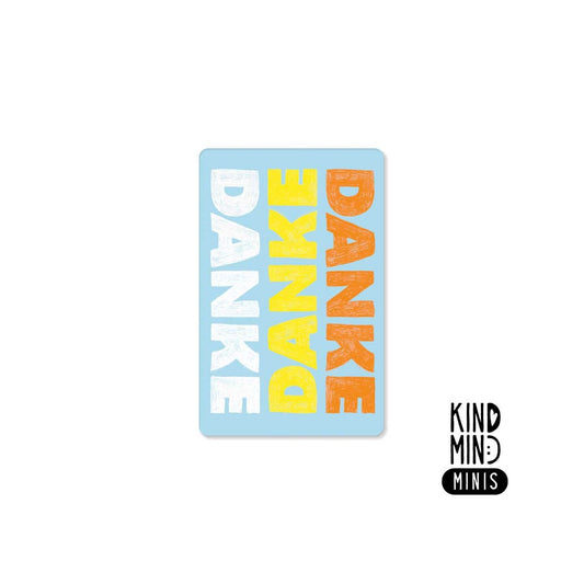 Neon Kind Mind Minis – "Dank je wel, dank je wel, dank je wel"