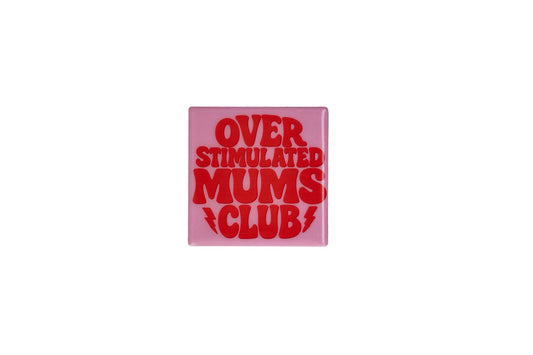 Love Tiles Fliese/ Untersetzer "MUMS CLUB" - rosa