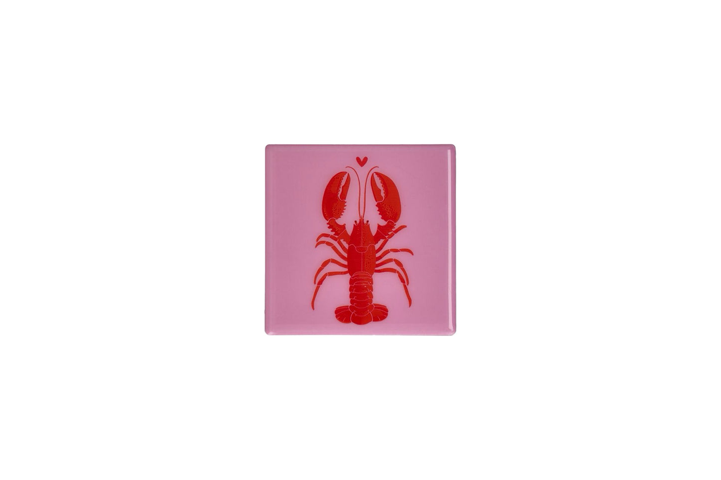 Love Tiles Fliese/ Untersetzer "HUMMER" -rosa
