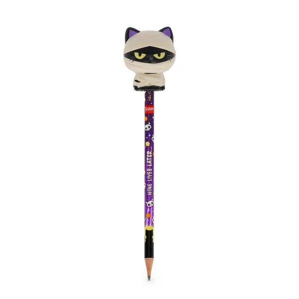 Squeezies Anti-Stress-Bleistift – Mummy Cat „Nine Lives Later“