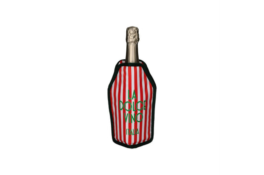 Froid, KÜHLMANSCHETTE "LA DOLCE VINO ITALIA" -rot/weiß