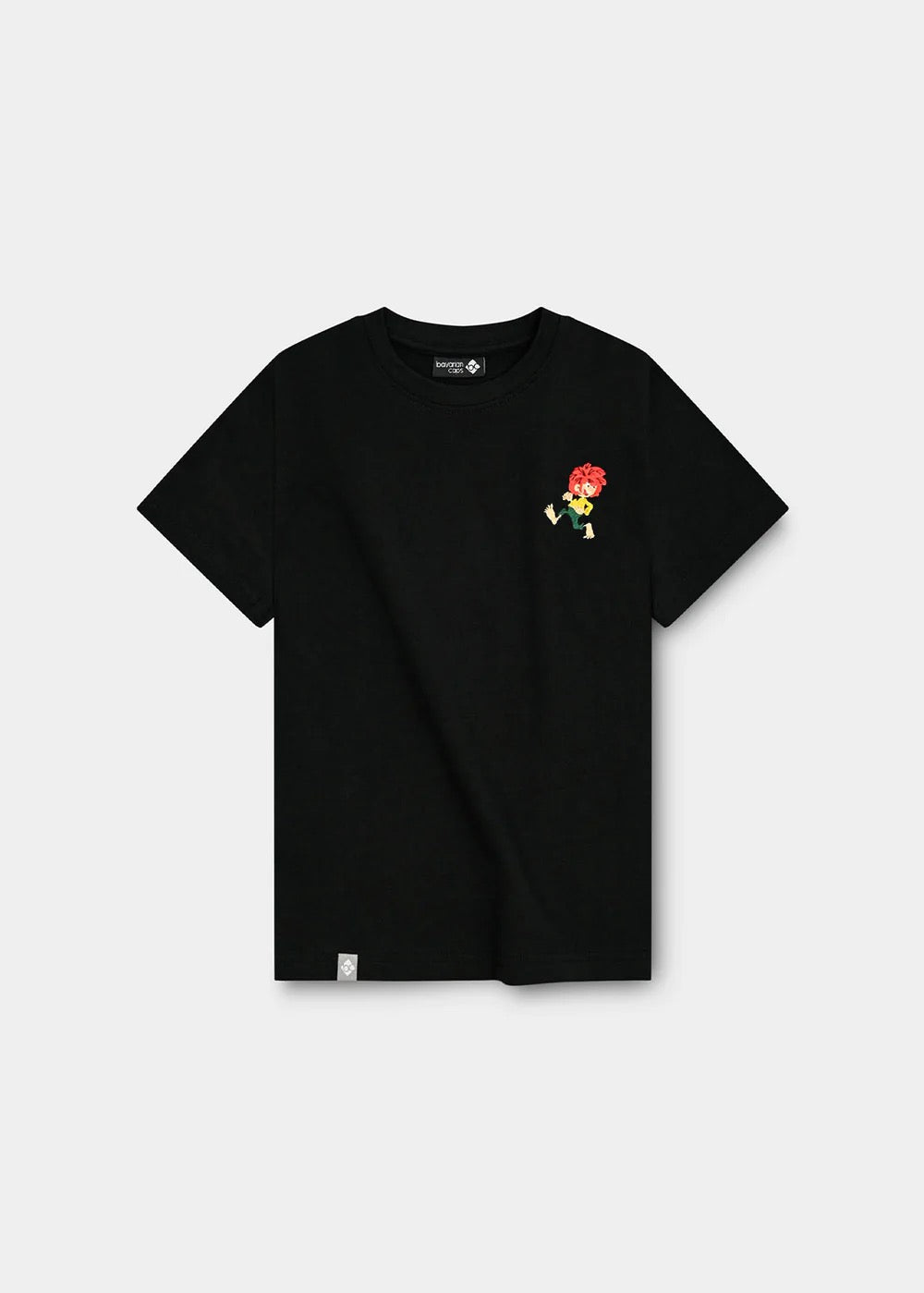 Kids T-Shirt "Grantig by nature" - black / dark red