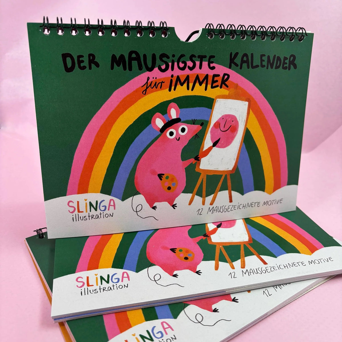 Slinga Illustration – Der Mausigste GeburtstagsKalender 🐭🎂