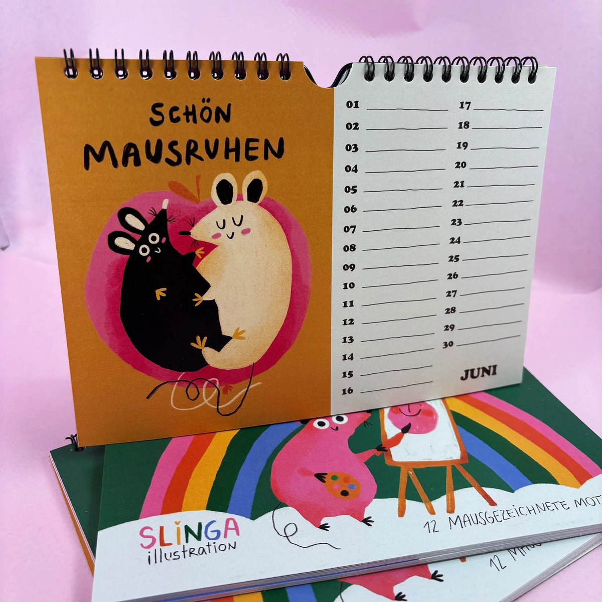 Slinga Illustration – Der Mausigste GeburtstagsKalender 🐭🎂