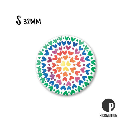 Magneet rond 32mm "Mandala 03"