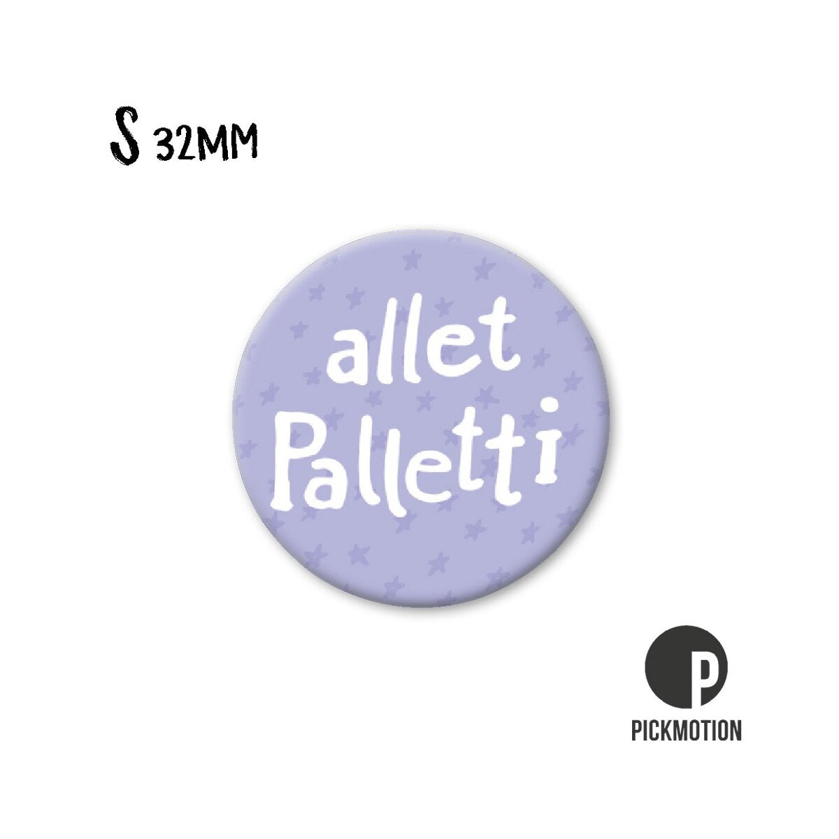Round magnet 32mm "alles Palletti"