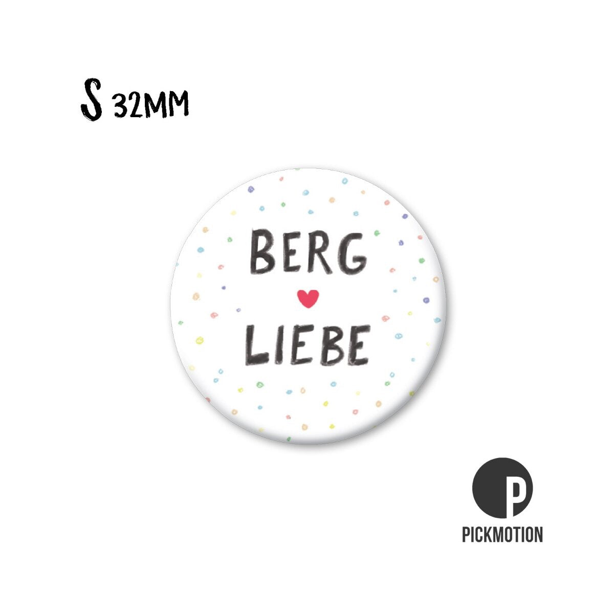 Magneet rond 32 mm "Bergliebe"