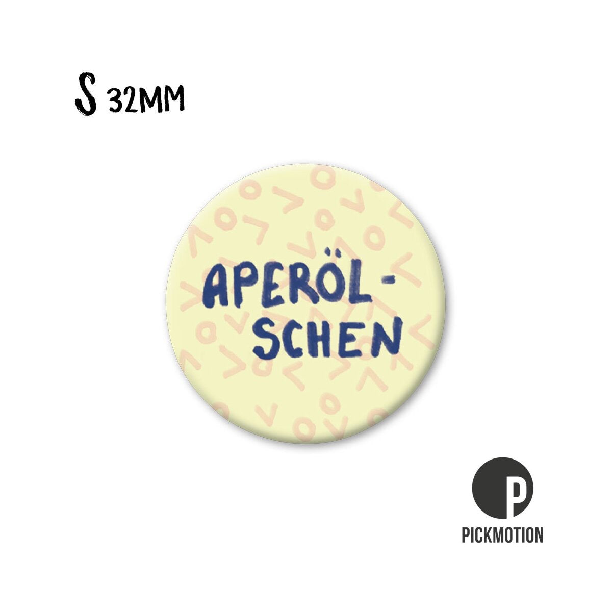 Magneet rond 32 mm "Aperölschen"