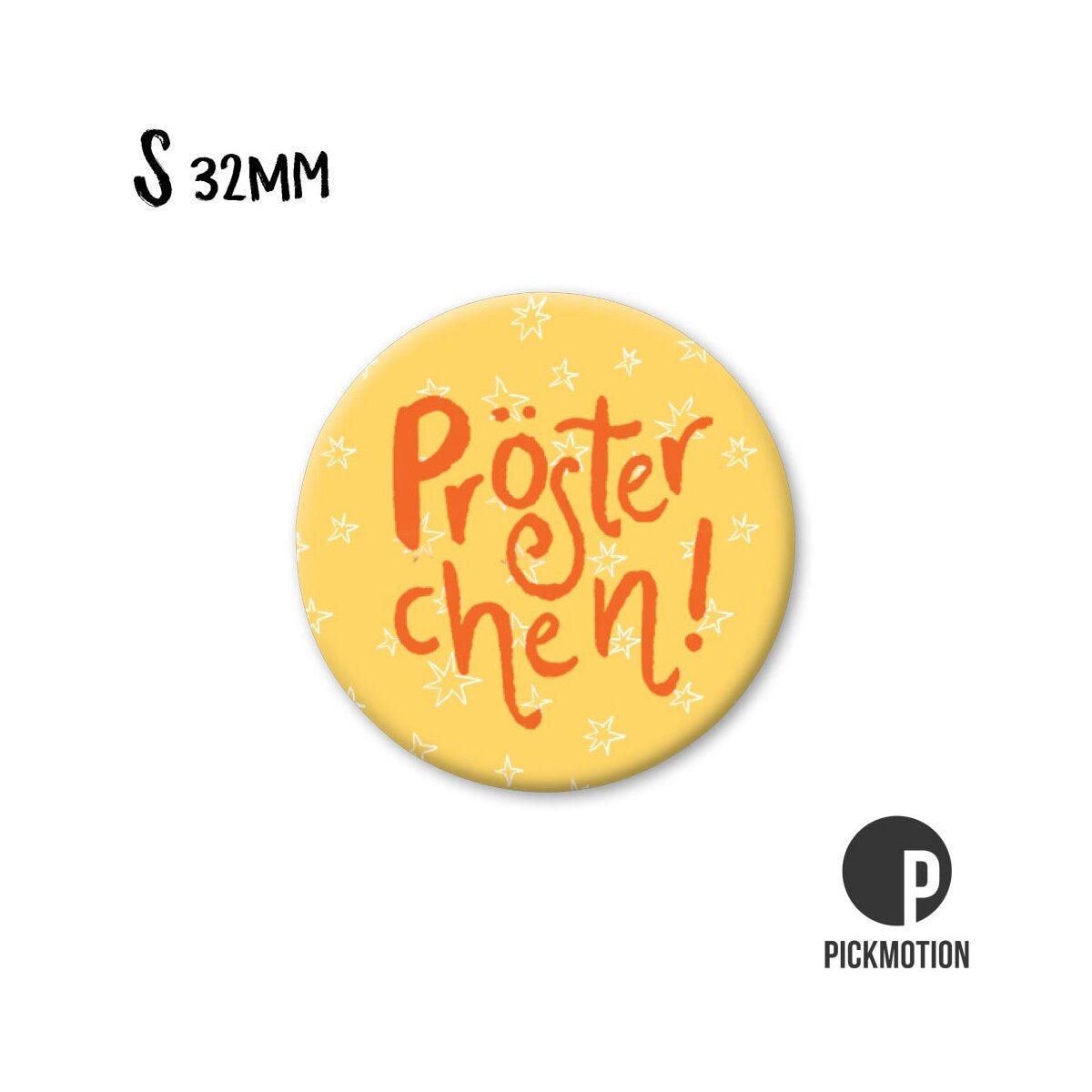 Magnet rund 32mm "Prösterchen"