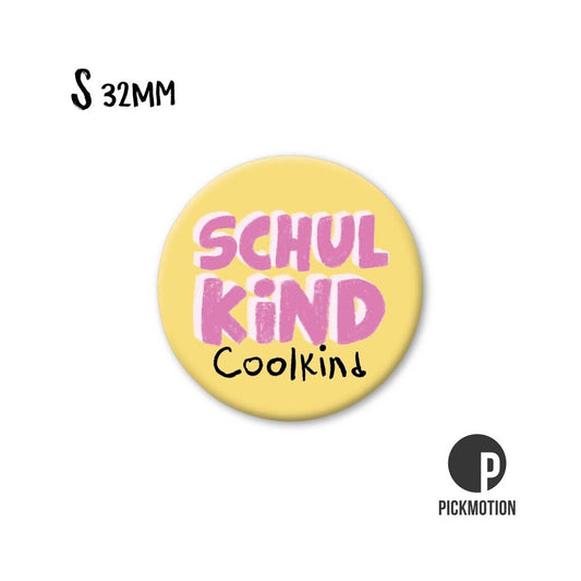 Round magnet 32mm "Schoolchild Cool Child"