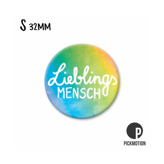 Magneet rond 32mm "Lievelingsmens"