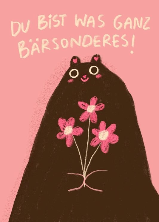 Slinga Postkarte – Was Bärsonderes 🐻🩷