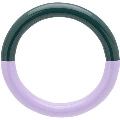 LULU Copenhagen Double Color Ring – North Sea Green / Purple