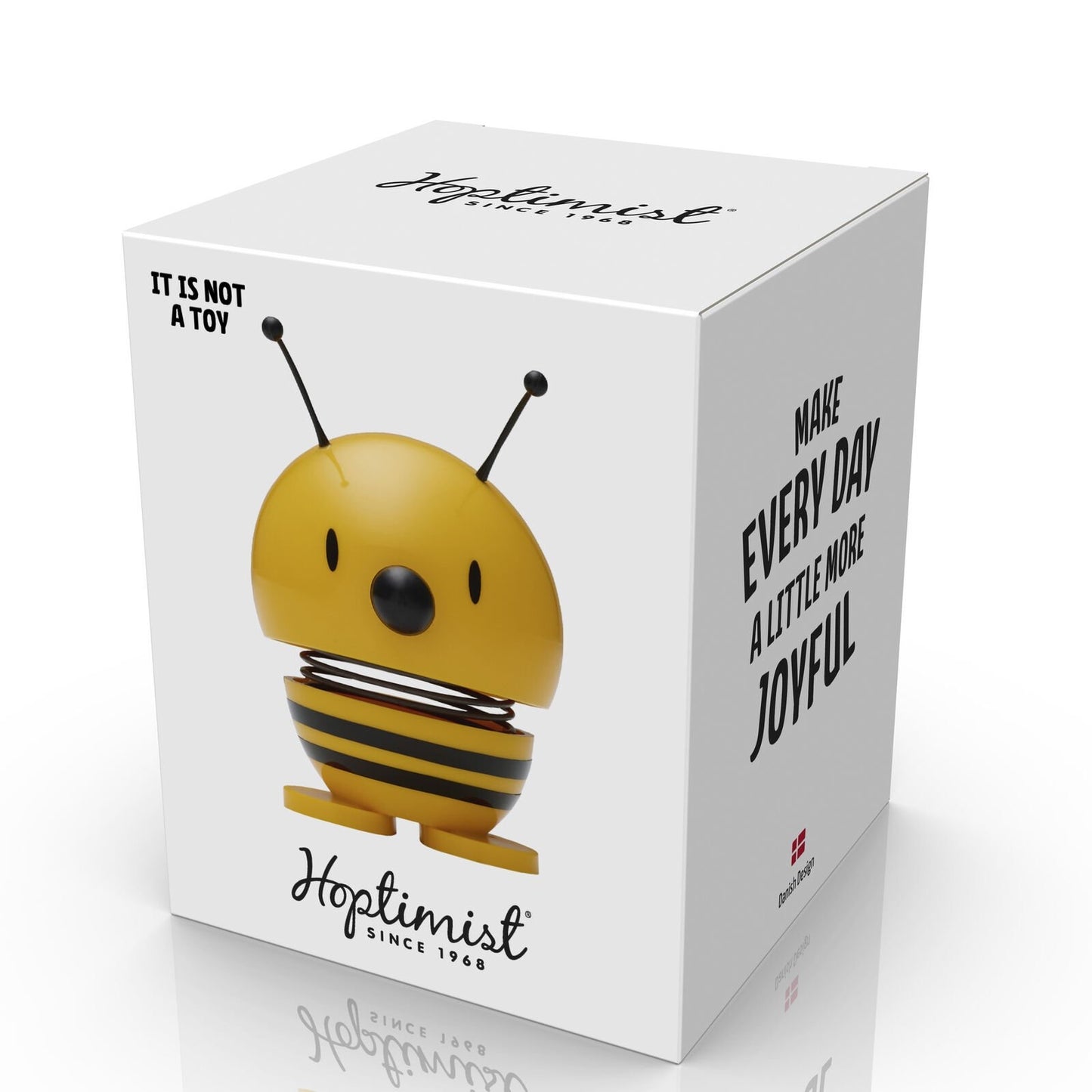 Hoptimist Bee – Fröhliche Hoptimist Biene inklusive Dekofigur