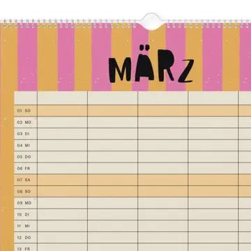 Familienplaner 2026 DIN A3