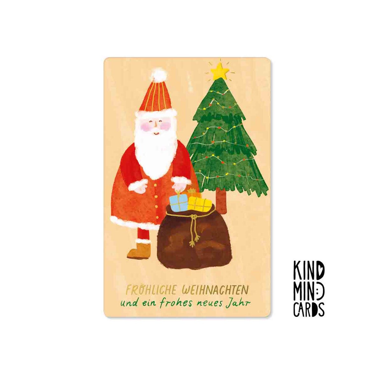 Kind Mind Card "Fröhliche Weihnachten und ein frohes neues Jahr"