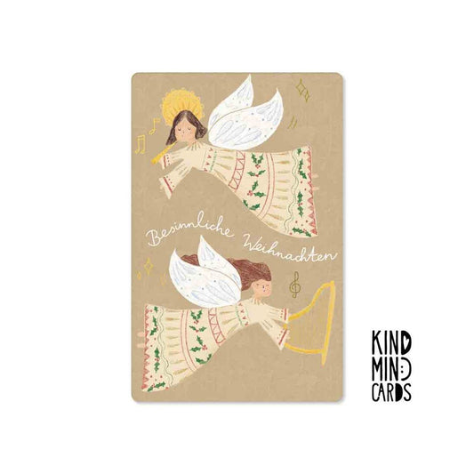 Kind Mind Card "Besinnliche Weihnachten Engel"
