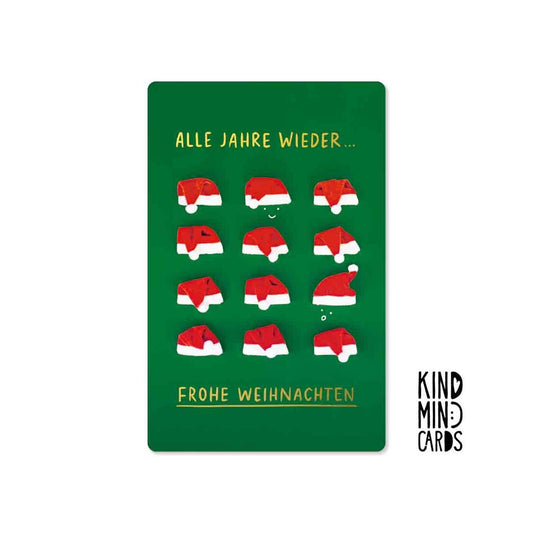 Kind Mind Card "Alle Jahre wieder frohe Weihnachten"