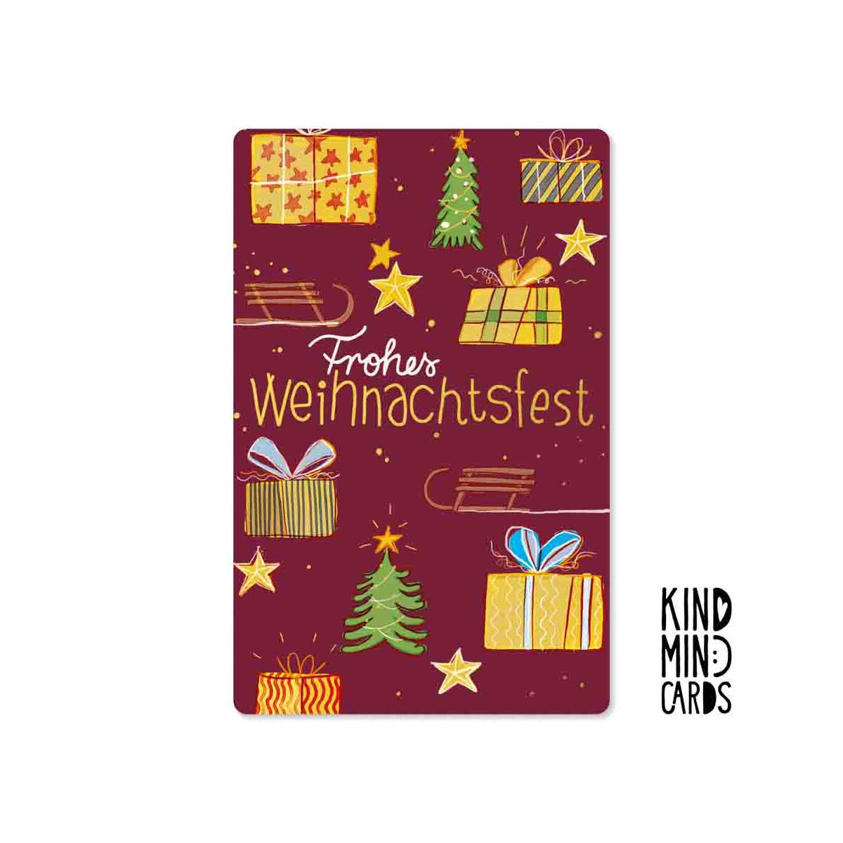 Kind Mind Card "Fijne Kerstdagen"