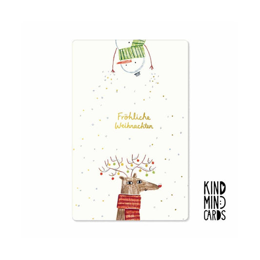 Kind Mind Card "Fijne Kerst Sneeuwval"
