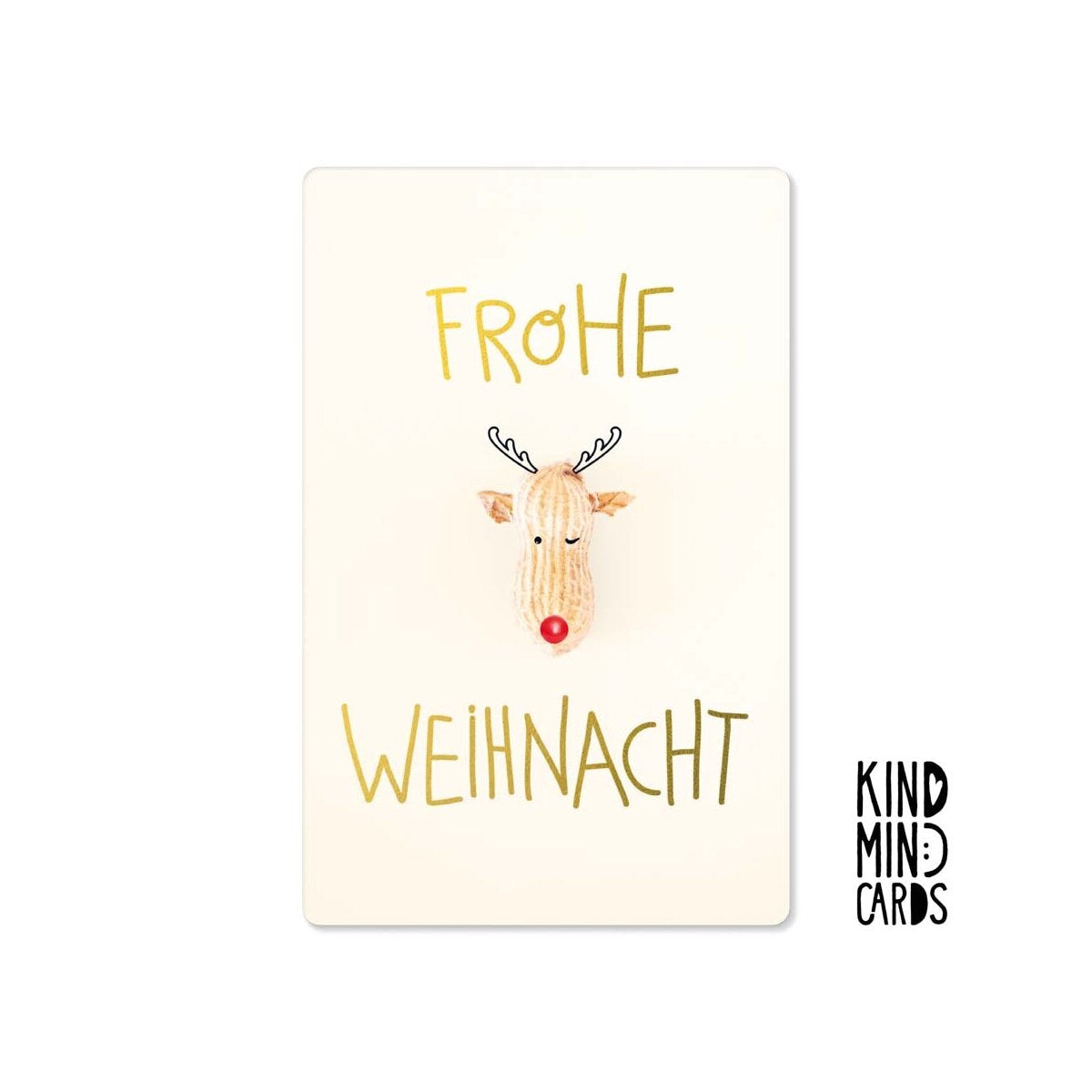 Kind Mind Card "Fijne kerstdagen Pinda"