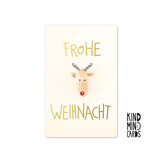 Kind Mind Card "Fijne kerstdagen Pinda"