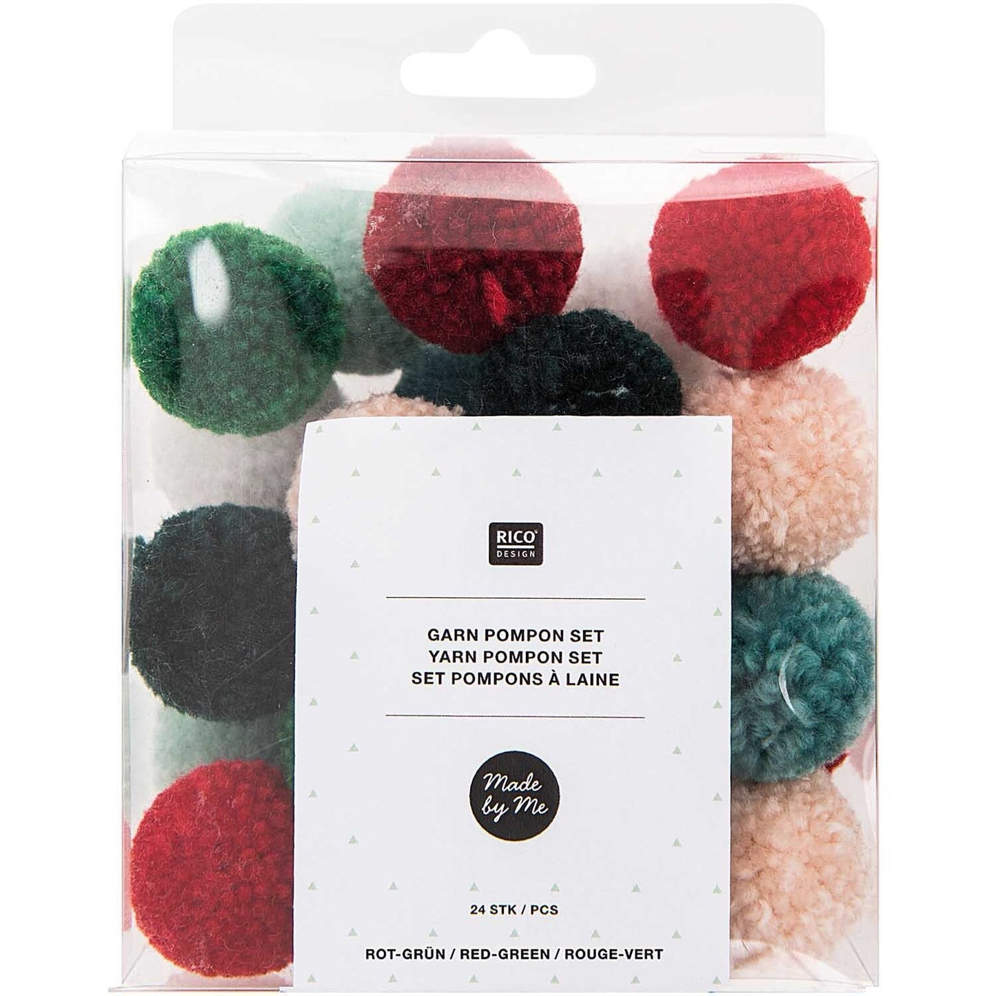 GAREN POMPONS 24 STUKS