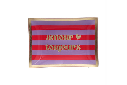 Love Plates Glasteller M – Amour Toujours