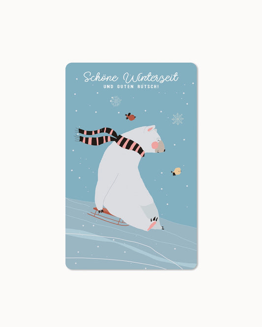 Lunacard Postkarte "Eisbär"
