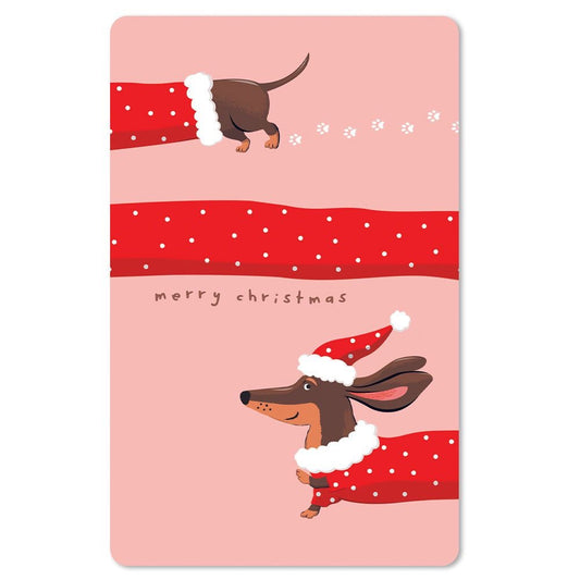 Lunacard Postkarte "Christmas Dog"