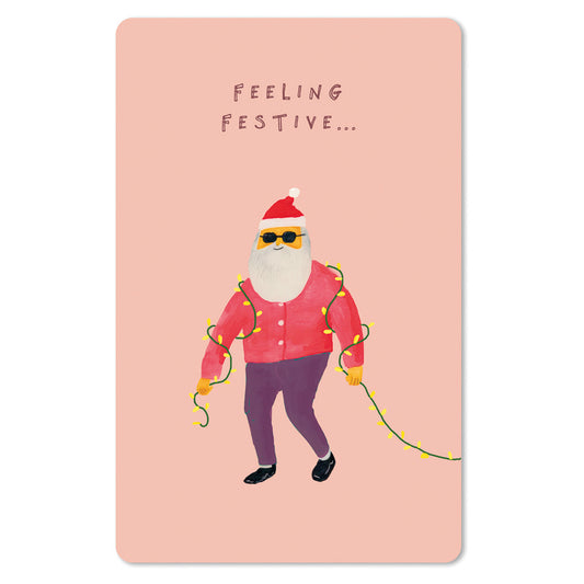 Lunacard Postkarte "Feeling Festive"