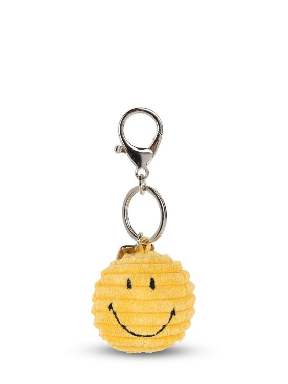SMILEY Sleutelhanger ECO CORDUROY - 4,5 CM - 2