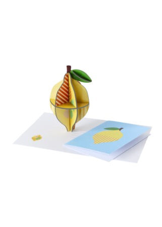 Pop-out kaart "Lemon" – Unieke wenskaart & minidecoratie