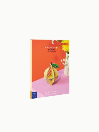 Pop-out kaart "Lemon" – Unieke wenskaart & minidecoratie